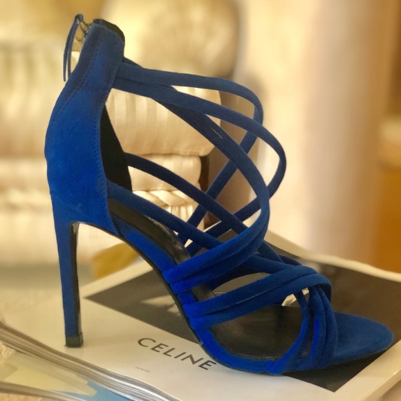 Zara Shoes - Zara Blue Strappy Sandal